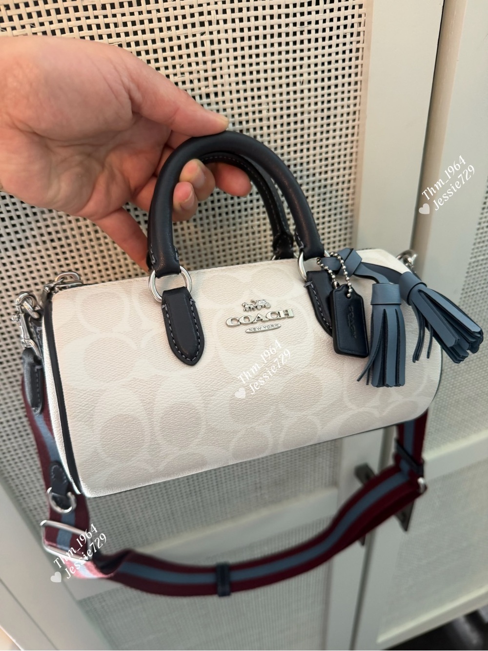 NWT！COACH Lacey Crossbody Bag In Signature Canvas（CB874）